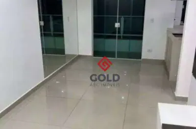 Apartamento com 2 dormitórios para alugar, 92 m² por R$ 3.433,94/mês - Parque Oratório - Santo André/SP
