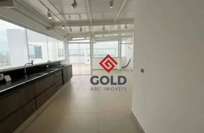 Cobertura com 3 dormitórios para alugar, 250 m² por R$ 12.153,00/mês - Vila Scarpelli - Santo André/SP