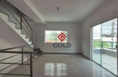 Sobrado com 2 dormitórios para alugar, 132 m² - Vila Curuçá - Santo André/SP