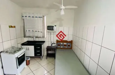 Kitnet com 1 dormitório para alugar, 30 m² por R$ 1.330,01/mês - Vila São Pedro - Santo André/SP