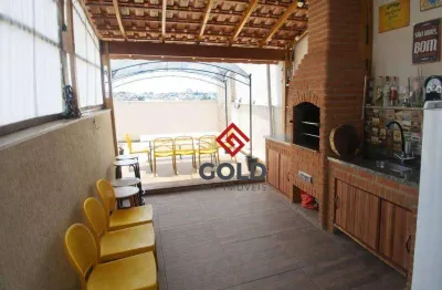 Cobertura com 2 dormitórios à venda, 102 m² - Jardim Santo Antônio - Santo André/SP