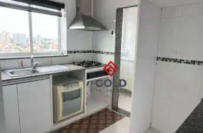 Apartamento com 2 dormitórios para alugar, 90 m² por R$ 3.100,00/mês - Vila Pires - Santo André/SP