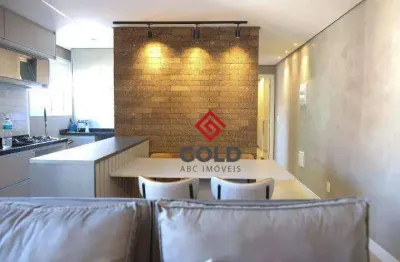 Apartamento com 2 dormitórios para alugar, 56 m² por R$ 5.289,00/mês - Casa Branca - Santo André/SP