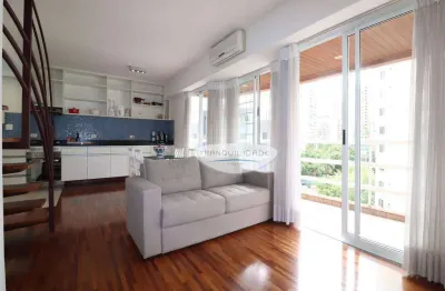 Apartamento duplex com 2 dormitórios à venda, 95 m² por r$ 720.000,00 - morumbi - são paulo/sp