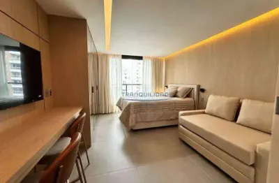 Apartamento para alugar, 30 m² por r$ 7.000,00/mês - itaim bibi - são paulo/sp