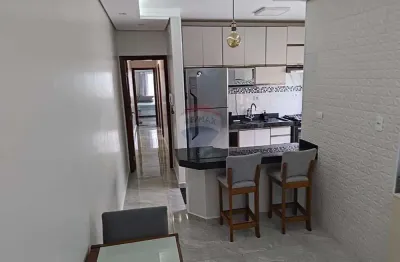 Belissimo apartamento mobiliado com 02 dormitorios-canto do forte