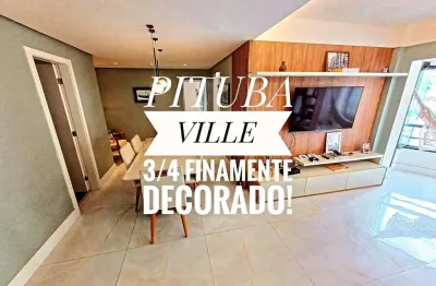 Imperdível - apartamento de 3 quartos na pituba, salvador-ba, com 95m² e 2 vagas de garagem!