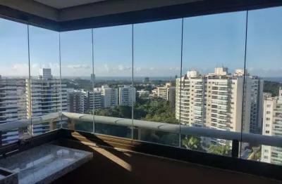 Apartamento à venda em alphaville i, salvador-ba: 2 quartos, 1 suíte, varanda gourmet e vista para o mar!