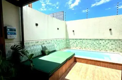 Imperdível! casa de 2 suítes no condomínio gran ville - abrantes, lauro de freitas-ba. aproveite: piscina, energia solar e armários planejados.