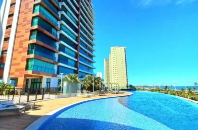 Imperdível! apartamento de luxo com vista mar no d'azur - odebrecht, salvador-ba, 4 suítes, 242m², 4 vagas - aproveite!