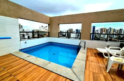 Cobertura de luxo na pituba: 3 quartos, 3 suítes, 2 salas, 4 banheiros, 2 vagas de garagem - 211m² - imperdível!