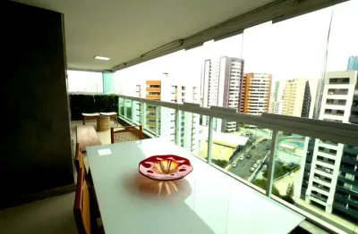 Magnífico apartamento de 3 suítes + gabinte no seasons - aquarius pituba, pronto para morar!