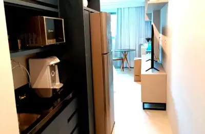 Apartamento studio de luxo vista mar - art studio open spaces - armação, salvador