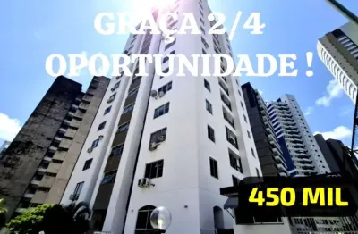 Apartamento à venda em salvador-ba, bairro graça: 2 quartos, 75m², sacada, lazer completo. agende sua visita!