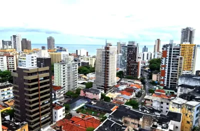 Apartamento na barra, salvador-ba: 3/4 c/ 2 suítes, dependência completa, vista mar, 124m² - r$820 mil