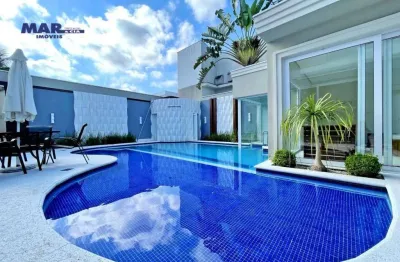 Casa com 6 dormitórios à venda, 520 m² por r$ 4.500.000,00 - acapulco - guarujá/sp