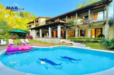 Casa com 5 dormitórios à venda, 400 m² por r$ 26.000.000,00 - iporanga - guarujá/sp