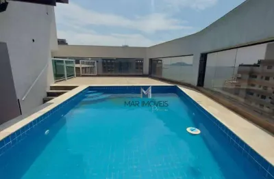 Oportunidade! excelente cobertura com 3 dormitórios, 232 m² - venda por r$ 1.385.000 ou aluguel por r$ 9.000/mês - praia das astúrias - guarujá/sp