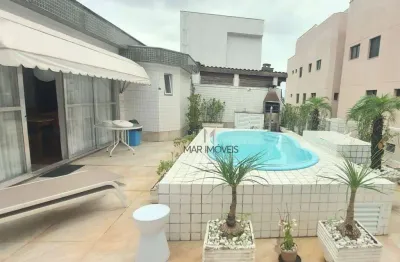 Cobertura à venda, 120 m² por r$ 700.000,00 - praia da enseada - guarujá/sp