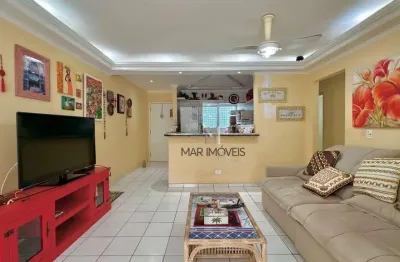 Apartamento com 3 dormitórios à venda, 100 m² por r$ 440.000 - praia da enseada - guarujá/sp