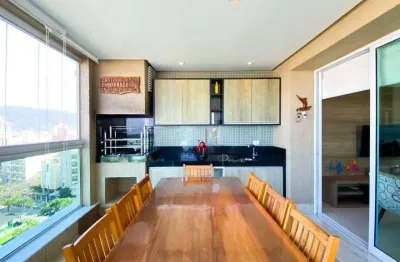 Apartamento com varanda gourmet e vista ao mar à venda, 180 m² por r$ 1.300.000 - praia da enseada - guarujá/sp