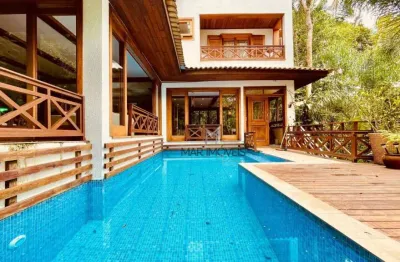 Casa com 5 dormitórios à venda, 400 m² por r$ 6.000.000,00 - iporanga - guarujá/sp