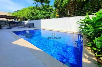 Studio com 1 dormitório, 48 m² - venda por r$ 550.000,00 ou aluguel por r$ 3.950,01/mês - praia de pernambuco - guarujá/sp