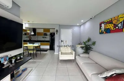 Apartamento com 2 dormitórios à venda, 71 m² por r$ 690.000,00 - pitangueiras - guarujá/sp