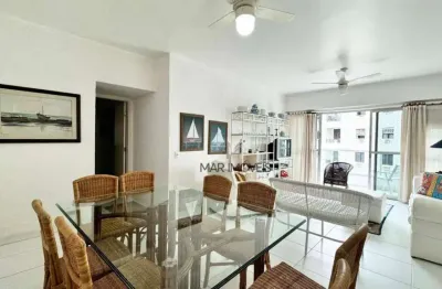 Apartamento com 3 dormitórios, 115 m² - venda por r$ 585.000,00 ou aluguel por r$ 6.000,02/mês - pitangueiras - guarujá/sp