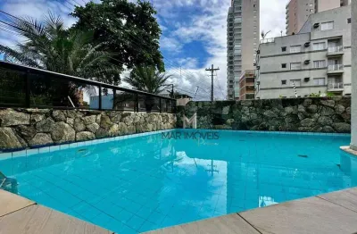 Apartamento com 3 dormitórios à venda, 120 m² por r$ 600.000,00 - enseada - guarujá/sp