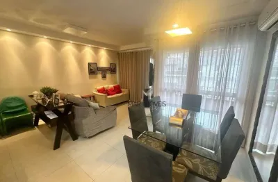 Apartamento com 3 dormitórios à venda com 100 m² por r$ 550.000,00 - enseada - guarujá / sp
