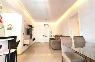 Apartamento com 2 dormitórios à venda, 60 m² por r$ 420.000,00 - pitangueiras - guarujá/sp