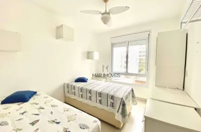 Apartamento com 3 dormitórios à venda, 80 m² por r$ 450.000,00 - pitangueiras - guarujá/sp