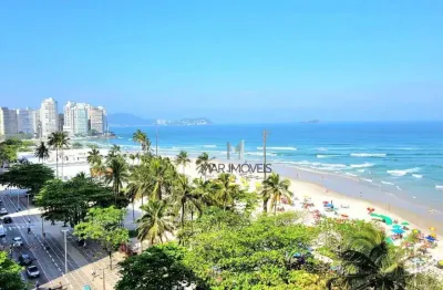 Apartamento com 3 dormitórios à venda, 150 m² f rente total para o mar - pitangueiras - guarujá/sp