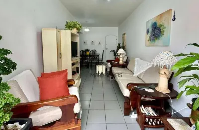 Apartamento com 3 dormitórios à venda, 100 m² por r$ 510.000,00 - praia do tombo - guarujá/sp