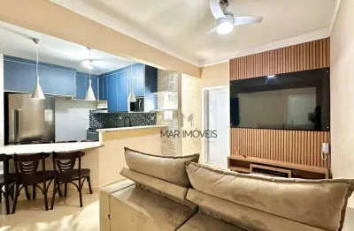 Apartamento com 2 dormitórios à venda, 65 m² por r$ 420.000,00 - enseada - guarujá/sp
