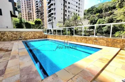 Apartamento com 3 dormitórios à venda, 140 m² por r$ 597.000,00 - pitangueiras - guarujá/sp