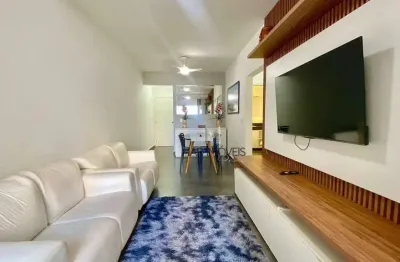 Apartamento com 2 dormitórios à venda, 80 m² por r$ 480.000,00 - pitangueiras - guarujá/sp