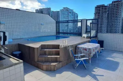 Cobertura à venda, 150 m² por r$ 790.000,00 - praia das astúrias - guarujá/sp