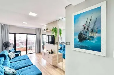 Apartamento à venda, 85 m² por r$ 590.000,00 - enseada - guarujá/sp