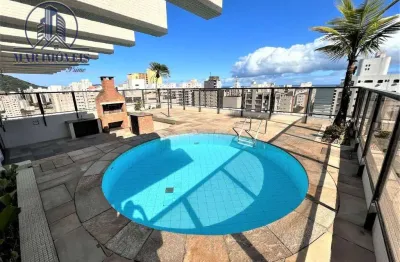 Cobertura com 4 dormitórios à venda, 450 m² por r$ 2.000.000,00 - pitangueiras - guarujá/sp