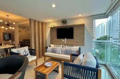 Apartamento, 105 m² - venda por r$ 1.250.000,00 ou aluguel por r$ 8.500,02/mês - pitangueiras - guarujá/sp