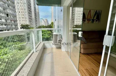 Apartamento com 3 dormitórios à venda, 115 m² por r$ 550.000,00 - pitangueiras - guarujá/sp