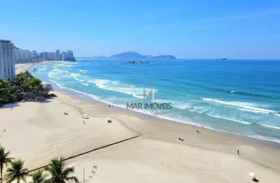 Apartamento frente total mar, 4 suites, 2 vagas e lazer