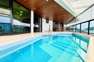 Apartamento com 3 dormitórios à venda, 355 m² por r$ 5.000.000 - jardim astúrias - guarujá/sp