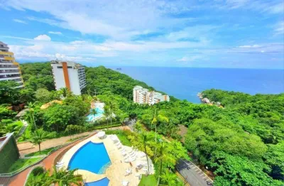 Apartamento  com linda vista para mar da praia de pernambuco no guarujá!
