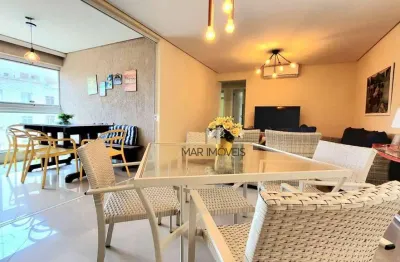 Apartamento com 3 dormitórios à venda, 98 m² - pitangueiras - guarujá/sp