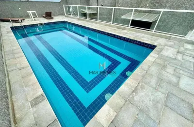 Apartamento com vista parcial ao mar na praia das astúrias!!