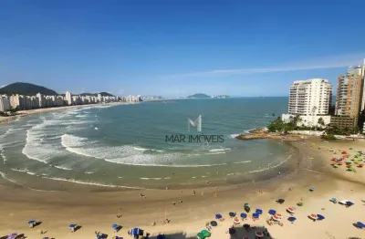 Apartamento frente total para a praia das astúrias no guarujá!