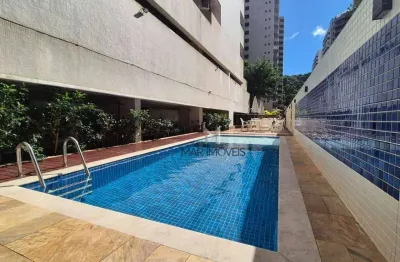 Apartamento com 3 dormitórios, 2 vagas à venda, 100 m² por R$ 500.000 - Pitangueiras - Guarujá/SP